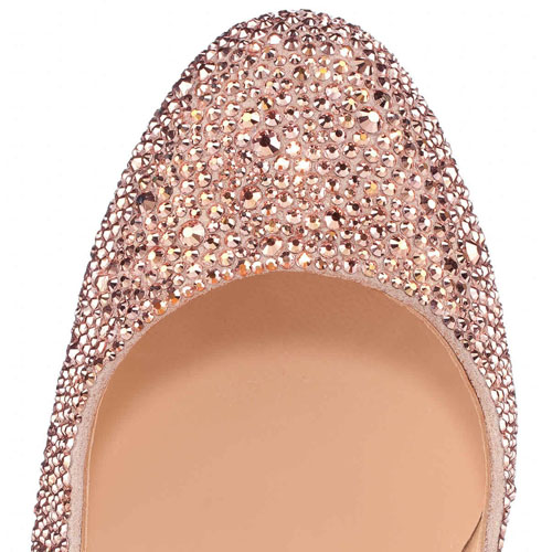 Christian Louboutin Fifi Strass 100mm Special Occasion Nude